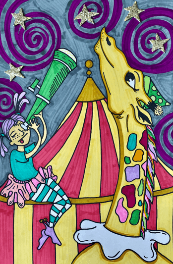 Star-gazing Giraffe